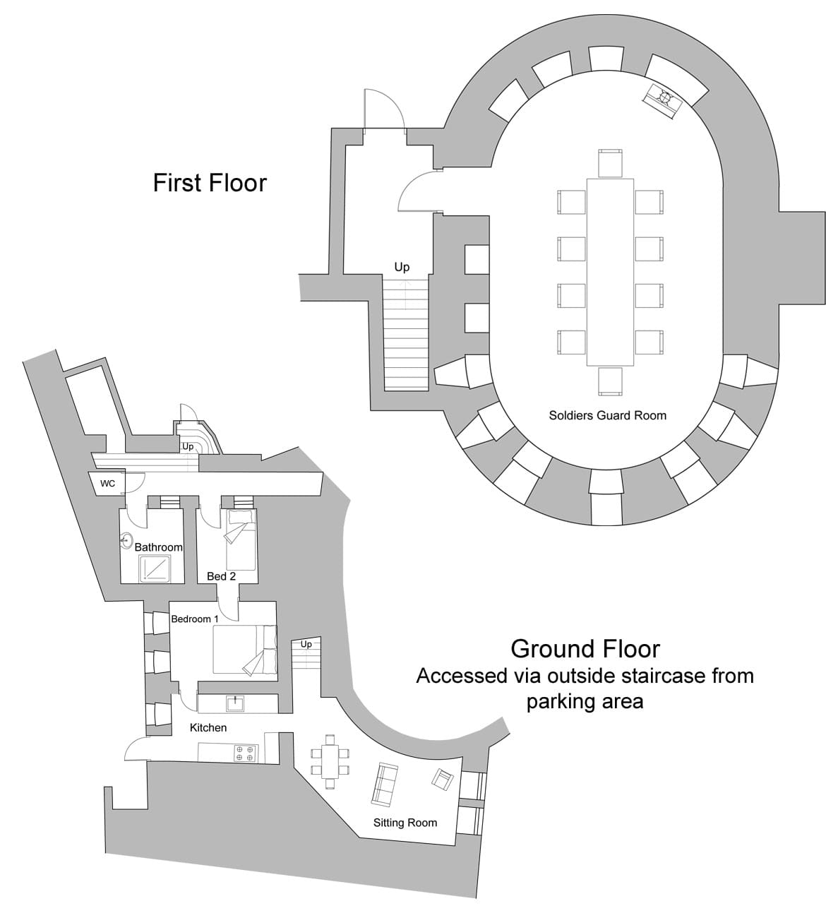 La Crete Fort Floor Plan