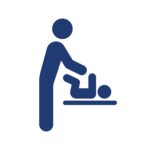 An icon showing a person and a baby